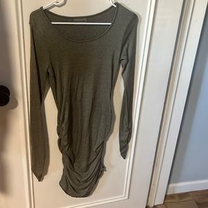 Green sparkly tight dress